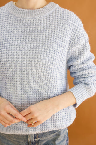 Andi Powder Blue Knit Sweater