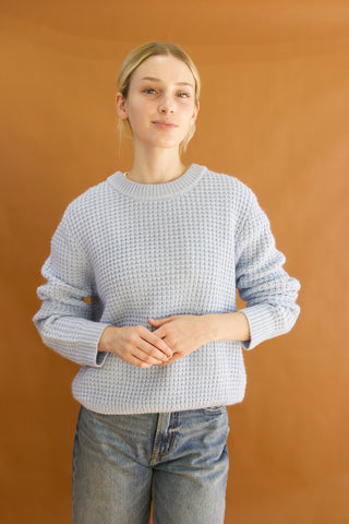 Andi Powder Blue Knit Sweater