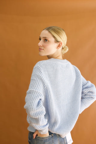 Andi Powder Blue Knit Sweater