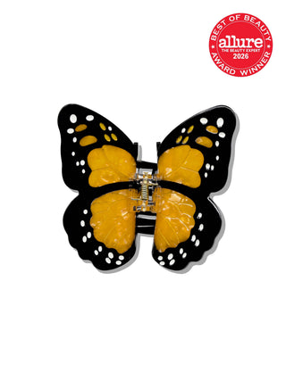 Hand-painted Monarch Butterfly Claw Hair Clip