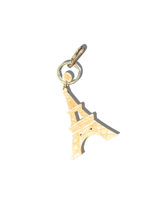 Solar Eclipse - Hand-painted Eiffel Tower Bag Charm + Keychain