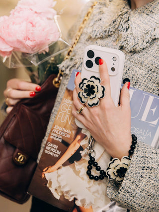 Hand-painted Dianthus GripCharm
