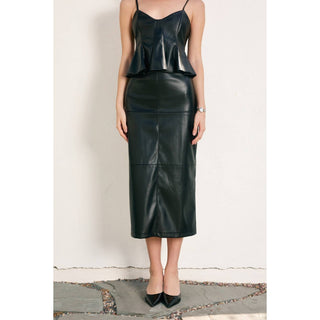 The Winona Leather Pencil Skirt