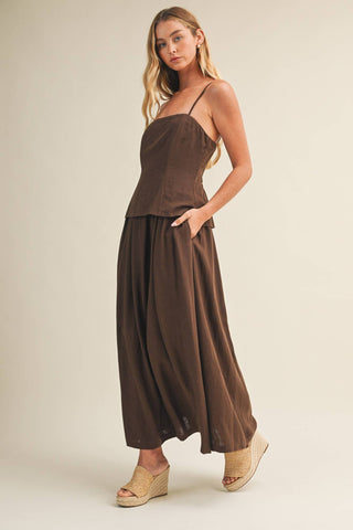 The Darling Dress in Brown