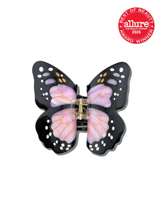 Hand-painted Monarch Butterfly Claw Hair Clip