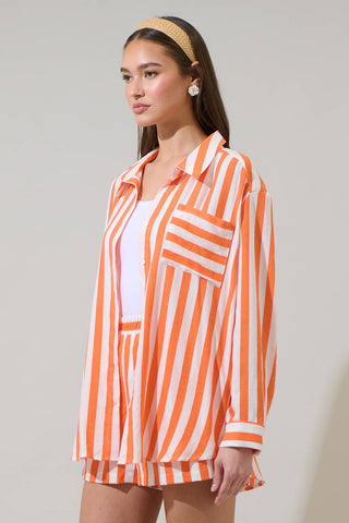 Taylor Striped Button Down