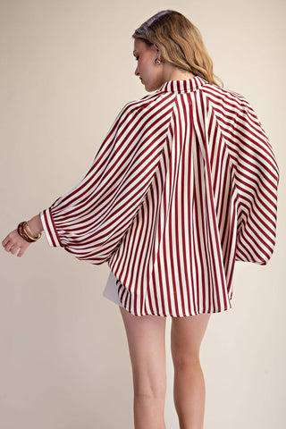 Logan Striped Button Up