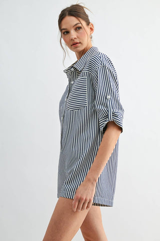 The Lakeside Striped Romper