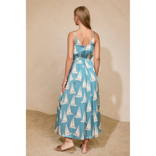 Santorini Coastal Dress