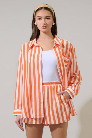 Taylor Striped Button Down