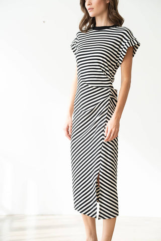 Veronica Striped Casual Dress