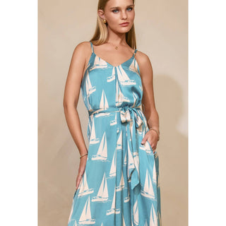 Santorini Coastal Dress