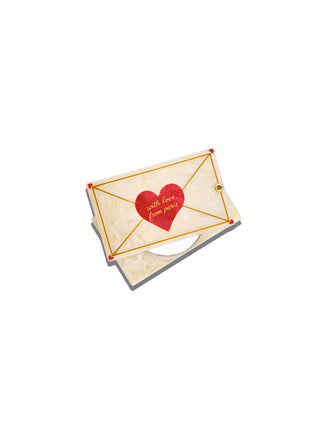 Hand-painted Love Mail Compact Mirror | Eco-Friendly