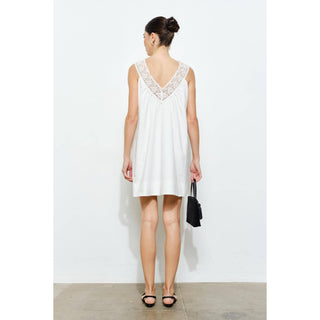 Jasmine Lace Trim Mini Dress