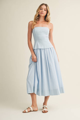 Mustard Seed - CORSET LINED STRAPLESS DRESS-option1]-Fashion Pharmacy Boutique-Ada Oklahoma Clothing Store for Women