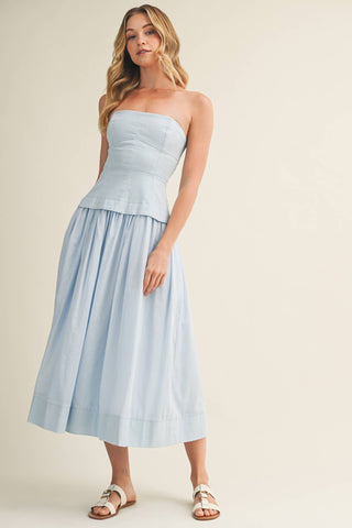 Mustard Seed - CORSET LINED STRAPLESS DRESS-option1]-Fashion Pharmacy Boutique-Ada Oklahoma Clothing Store for Women