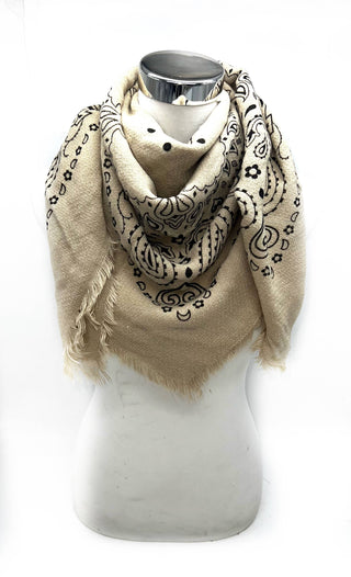 Bandana Scarf- Taupe