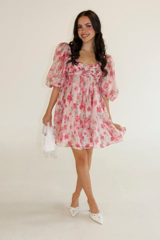 Ella Rose Printed Floral Dress-Dresses-option1]-Fashion Pharmacy Boutique-Ada Oklahoma Clothing Store for Women