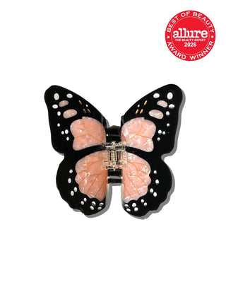 Hand-painted Monarch Butterfly Claw Hair Clip