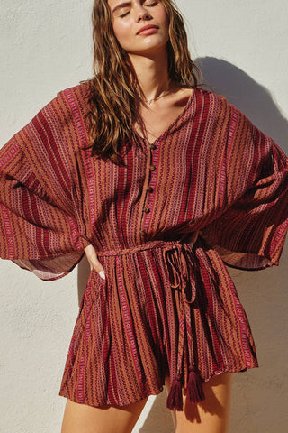 Athens Button-Up Romper