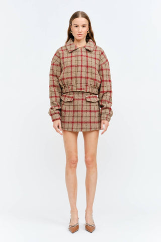 Claire Wool Tweed Skirt