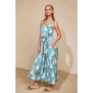 Santorini Coastal Dress