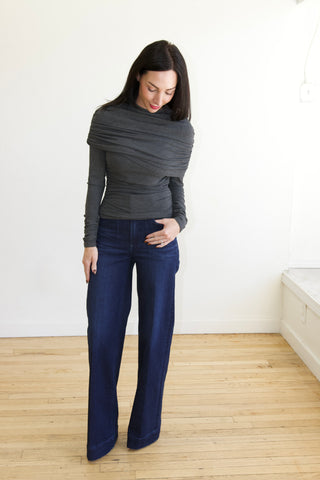 Helena Draped Knit Top