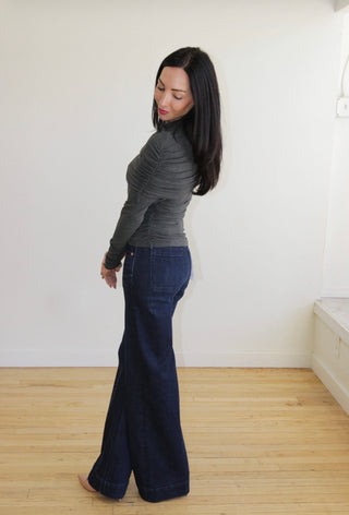 Helena Draped Knit Top
