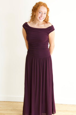 Jacklynn Dress in Plum