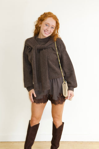 The Kennedy Sweater - Espresso