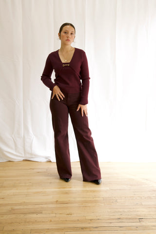 Kimber Buckle Detail Top