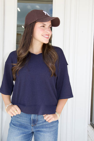 Lawrence Collar Knit Top