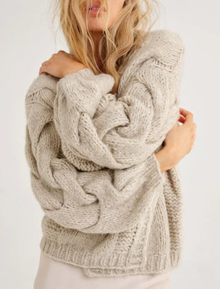 Aspen Knit Woven Cardigan