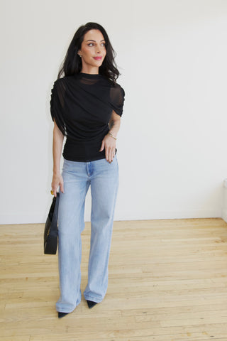 The Nicole Top in Black
