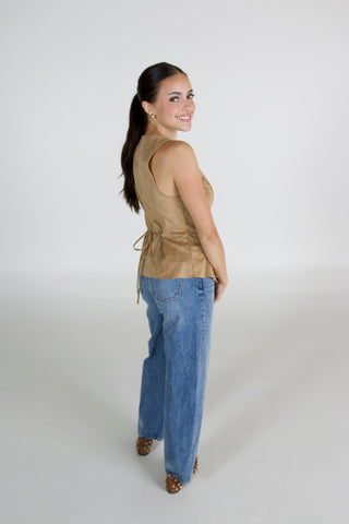 Ellie Suede Vest