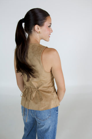 Ellie Suede Vest