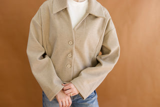 Kelly Short Sweater Collar Jacket